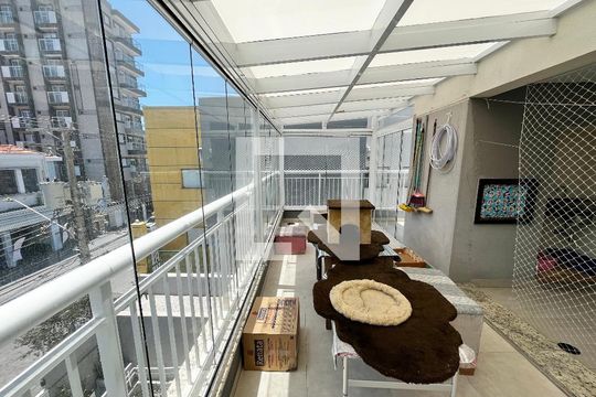 Varanda de apartamento à venda com 1 quarto, 120m² em Santana, São Paulo