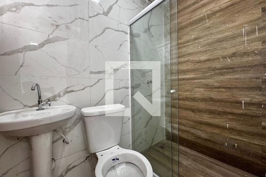 Suíte - Banheiro de casa de condomínio à venda com 3 quartos, 88m² em Vargem Pequena, Rio de Janeiro