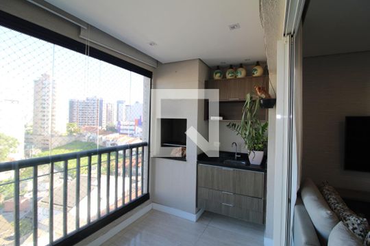 Sala - Varanda de apartamento à venda com 3 quartos, 123m² em Vila Pauliceia, São Paulo