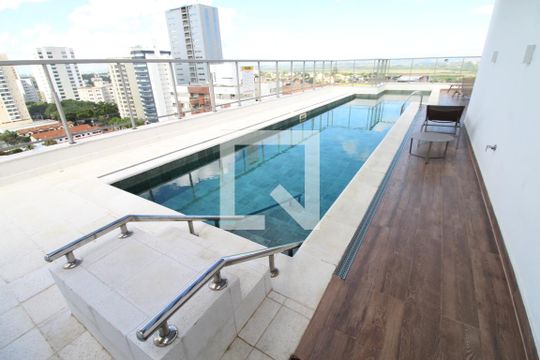 Área comum - Piscina de apartamento para alugar com 1 quarto, 52m² em Parque Residencial Aquarius, São José dos Campos