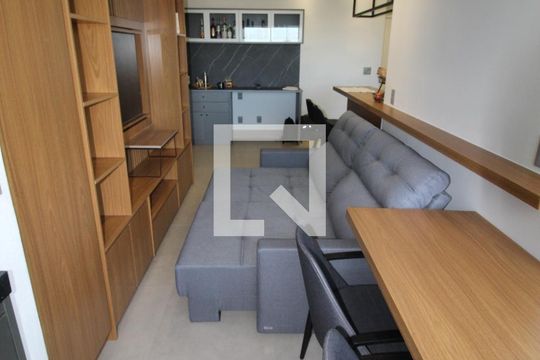Sala de apartamento para alugar com 1 quarto, 52m² em Parque Residencial Aquarius, São José dos Campos