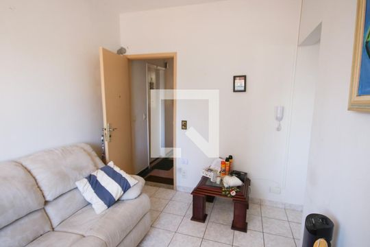 Sala de apartamento para alugar com 1 quarto, 60m² em Boqueirão, Praia Grande