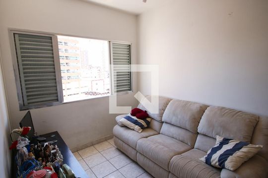 Sala de apartamento para alugar com 1 quarto, 60m² em Boqueirão, Praia Grande