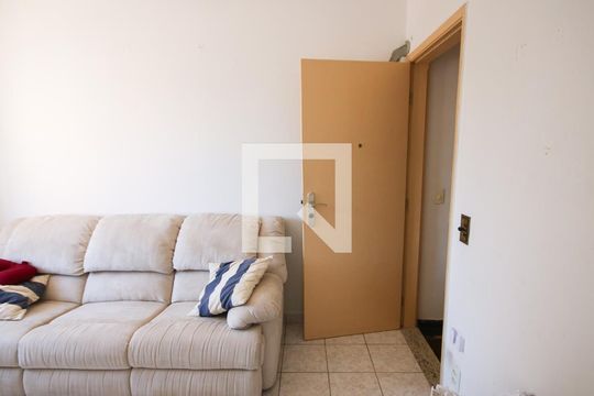 Sala de apartamento para alugar com 1 quarto, 60m² em Boqueirão, Praia Grande