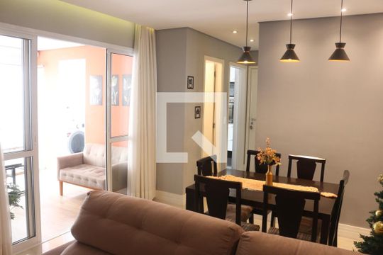Sala de apartamento à venda com 3 quartos, 87m² em Barcelona, São Caetano do Sul