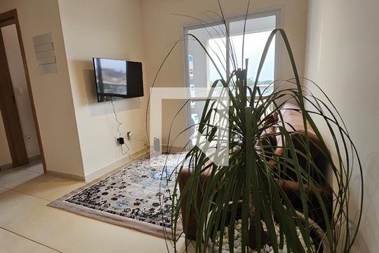 Sala de apartamento para alugar com 2 quartos, 55m² em Jardim Palma Travassos, Ribeirão Preto