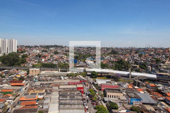 Vista da Varanda da Sala/Cozinha de apartamento para alugar com 2 quartos, 36m² em Vila Plana, São Paulo