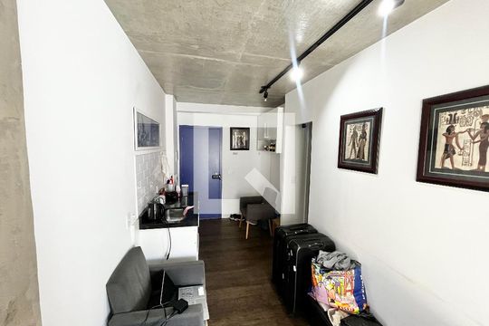 Sala/Cozinha de apartamento à venda com 1 quarto, 40m² em Santana, São Paulo