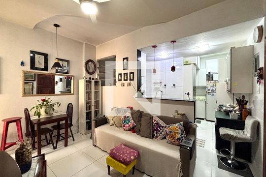 Sala de apartamento à venda com 1 quarto, 37m² em Botafogo, Rio de Janeiro