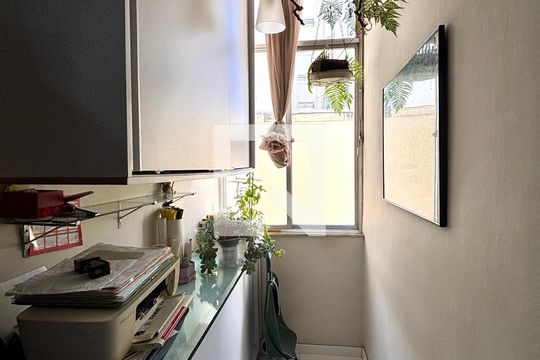 Sala de apartamento à venda com 1 quarto, 37m² em Botafogo, Rio de Janeiro