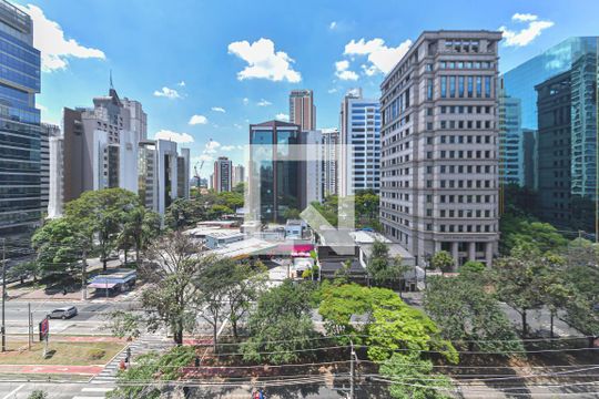 Suíte - Vista de apartamento para alugar com 2 quartos, 70m² em Cidade Monções, São Paulo