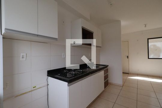 Cozinha de apartamento para alugar com 2 quartos, 45m² em Conjunto Habitacional Jardim das Palmeiras, Ribeirão Preto