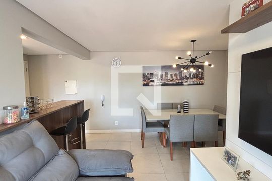 Sala de apartamento à venda com 2 quartos, 59m² em Vila Sao Pedro, Santo André