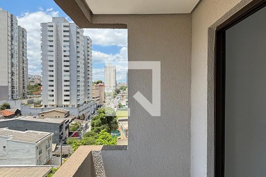 Sala - Sala de Jantar Varanda de apartamento à venda com 2 quartos, 54m² em Parque das Nações, Santo André