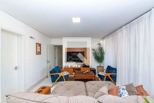 Sala de apartamento à venda com 4 quartos, 174m² em Vale do Sereno, Nova Lima