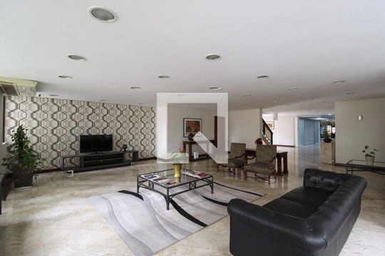 Hall Social de apartamento para alugar com 1 quarto, 37m² em Indianópolis, São Paulo