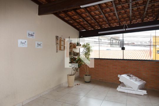 Varanda e Churrasqueira de casa à venda com 2 quartos, 80m² em Parque Guarani, São Paulo