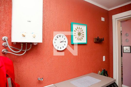 Cozinha de kitnet/studio à venda com 1 quarto, 32m² em Centro Histórico, Porto Alegre