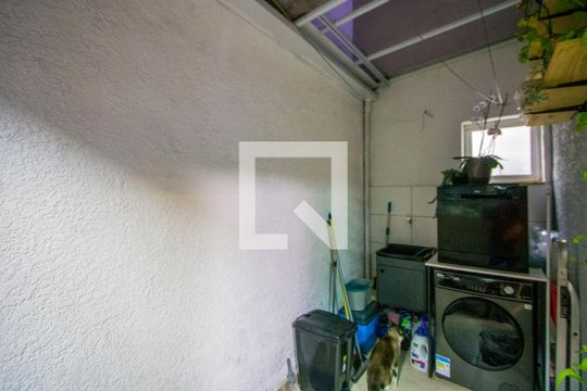 Área de serviço de apartamento à venda com 2 quartos, 57m² em Vila Pires, Santo André