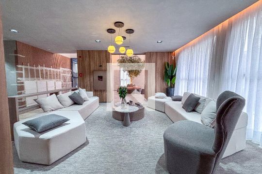 Área comum de kitnet/studio à venda com 1 quarto, 28m² em Pinheiros, São Paulo