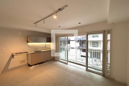 Sala de apartamento à venda com 1 quarto, 50m² em Gávea, Rio de Janeiro