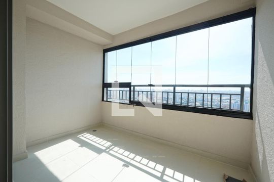 Varanda do Studio de kitnet/studio para alugar com 1 quarto, 28m² em Sacoma, São Paulo