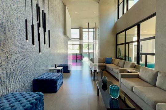Hall de entrada de kitnet/studio para alugar com 1 quarto, 40m² em Jardim Paulista, São Paulo