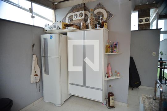 Área gourmet de apartamento à venda com 3 quartos, 100m² em Vila Valparaíso, Santo André