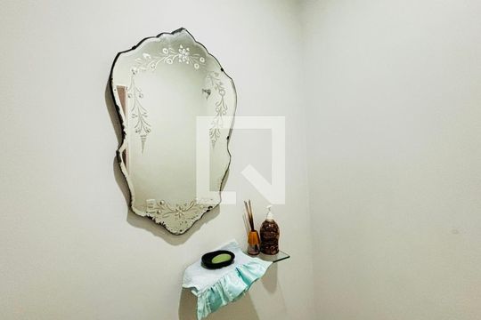 Lavabo de casa de condomínio para alugar com 5 quartos, 196m² em Vargem Pequena, Rio de Janeiro