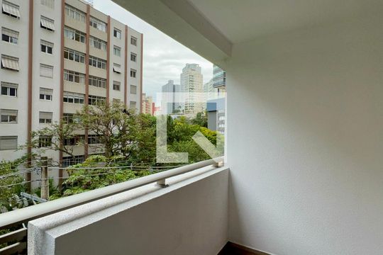 Varanda Studio de kitnet/studio para alugar com 1 quarto, 23m² em Vila Madalena, São Paulo