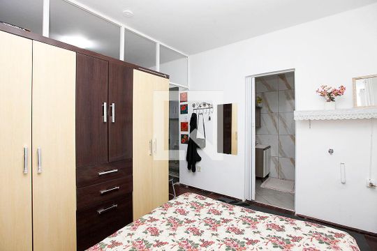 Quarto Suíte de apartamento à venda com 1 quarto, 34m² em Centro Histórico, Porto Alegre