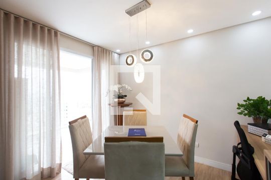 Sala de Jantar de apartamento para alugar com 1 quarto, 50m² em Vila Jacuí, São Paulo
