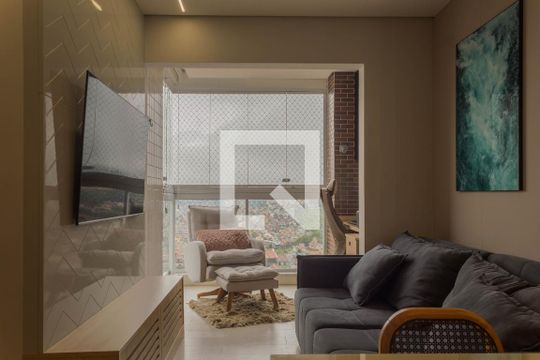 Sala de apartamento à venda com 3 quartos, 128m² em Nova Petrópolis, São Bernardo do Campo