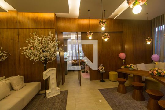 Área comum - Salão de festas de apartamento à venda com 1 quarto, 50m² em Empresarial 18 do Forte, Barueri