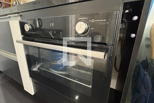 Cozinha  de apartamento à venda com 2 quartos, 48m² em Nova Petrópolis, São Bernardo do Campo