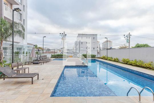 Área comum - Piscina de apartamento para alugar com 2 quartos, 42m² em Vila Água Funda, São Paulo