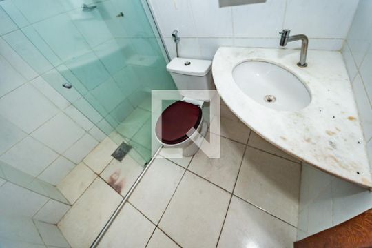 Banheiro Social de apartamento à venda com 2 quartos, 73m² em Céu Azul, Belo Horizonte