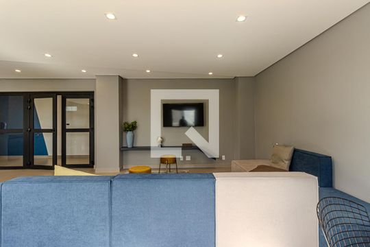 Área comum de kitnet/studio para alugar com 1 quarto, 26m² em Santo Amaro, São Paulo