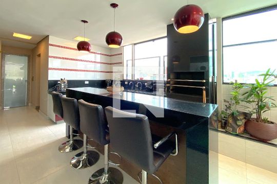 Espaço Gourmet de apartamento para alugar com 4 quartos, 220m² em Lourdes, Belo Horizonte