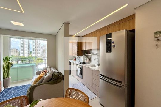 Sala  de apartamento à venda com 2 quartos, 44m² em Vila Cruzeiro, São Paulo