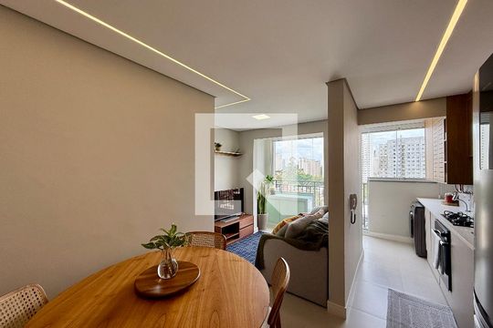 Sala  de apartamento à venda com 2 quartos, 44m² em Vila Cruzeiro, São Paulo