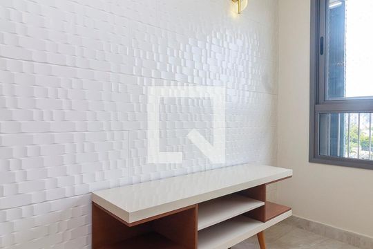 Sala de apartamento para alugar com 1 quarto, 37m² em Santo Amaro, São Paulo