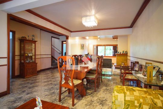 Sala de Jantar de casa para alugar com 6 quartos, 475m² em Jardim Itu, Porto Alegre