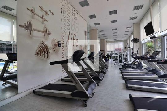 Área comum - Academia de apartamento para alugar com 4 quartos, 135m² em Jardim, Santo André