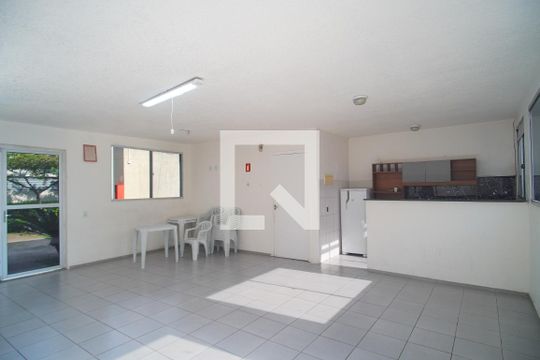 Área comum - Salão de festas de apartamento à venda com 2 quartos, 42m² em Santos Dumont, São Leopoldo