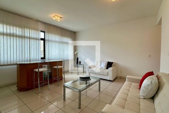 Sala  de apartamento à venda com 4 quartos, 145m² em Buritis, Belo Horizonte