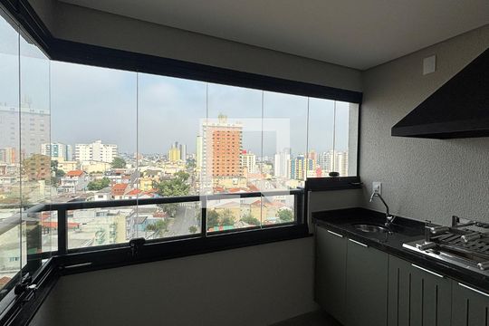 Varanda Sala de apartamento para alugar com 2 quartos, 64m² em Parque das Nações, Santo André
