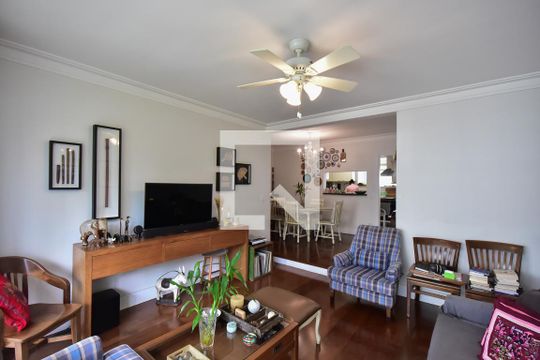 Sala de apartamento para alugar com 3 quartos, 222m² em Jardim Ampliacao, São Paulo