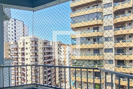 Sacada de apartamento para alugar com 1 quarto, 48m² em Vila Tupi, Praia Grande
