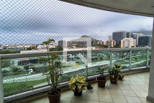 Varanda de apartamento à venda com 3 quartos, 83m² em Recreio dos Bandeirantes, Rio de Janeiro